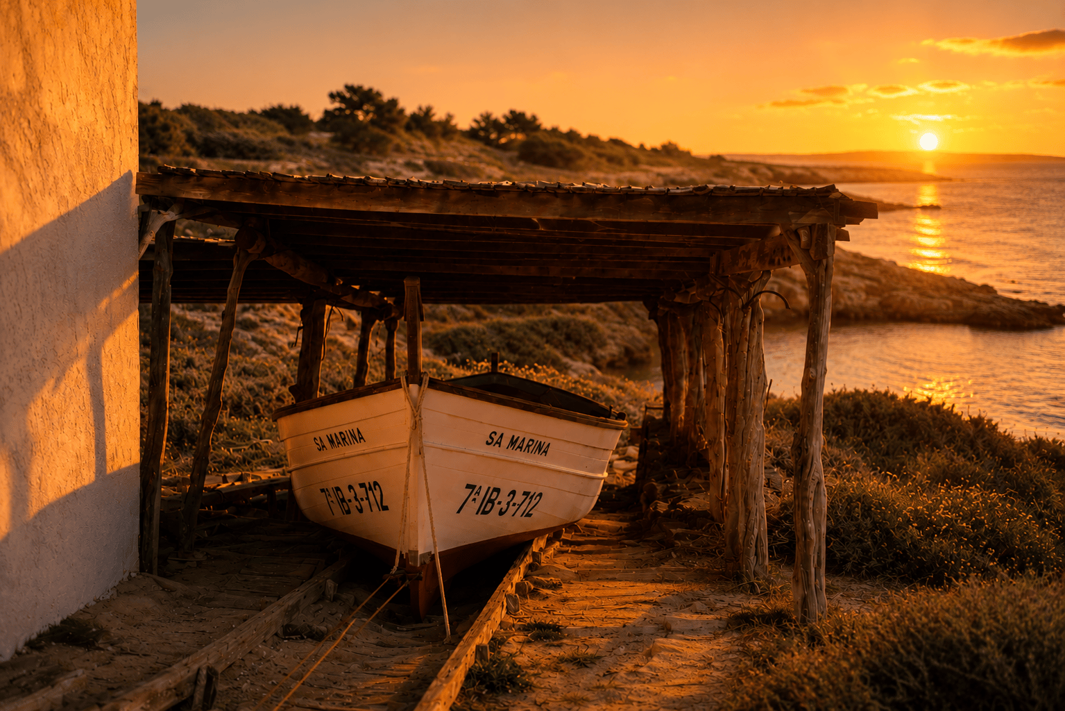 Itinerario a piedi tra i villaggi di pescatori di Formentera